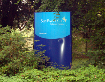 Sign for Saint Johns Hospice